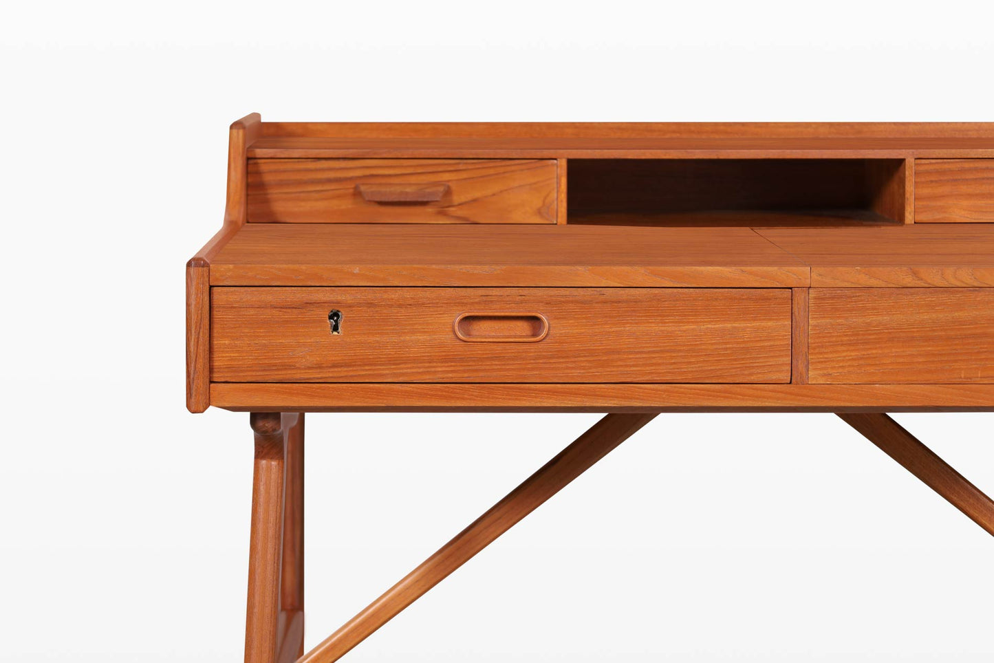 Danish Modern Teak Desk/Vanity by Arne Wahl Iversen