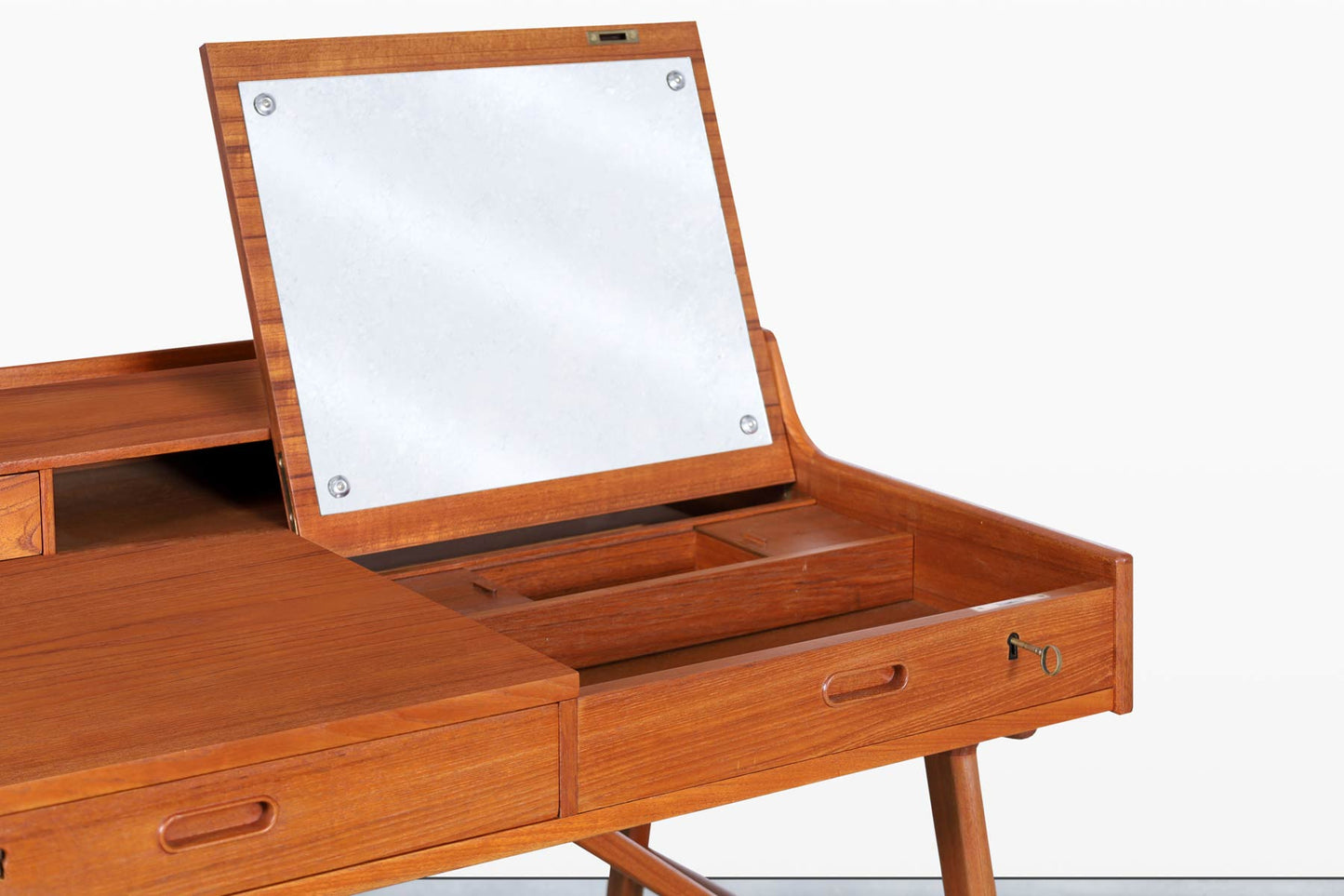 Danish Modern Teak Desk/Vanity by Arne Wahl Iversen