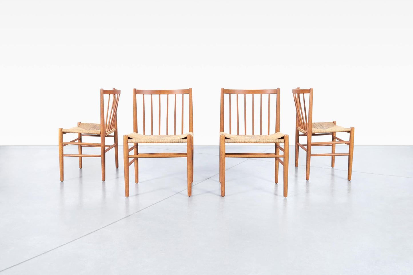 Danish Modern Teak Dining Chairs Model J80 by Jørgen Baekmark