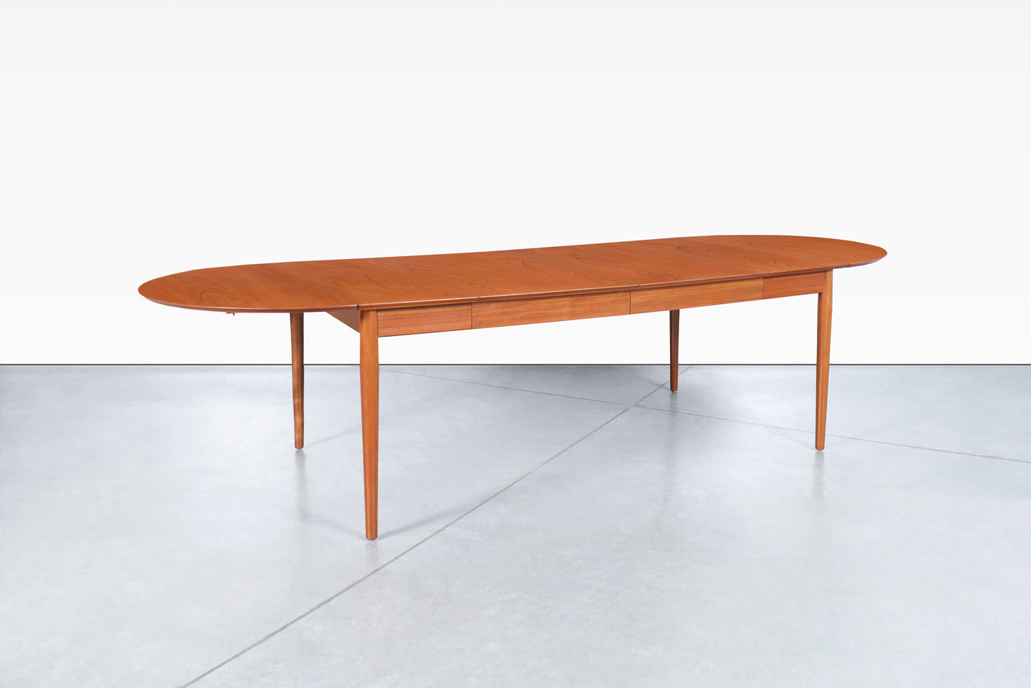 Danish Teak Drop-Leaf Expanding Dining Table by Arne Vodder for Sibast