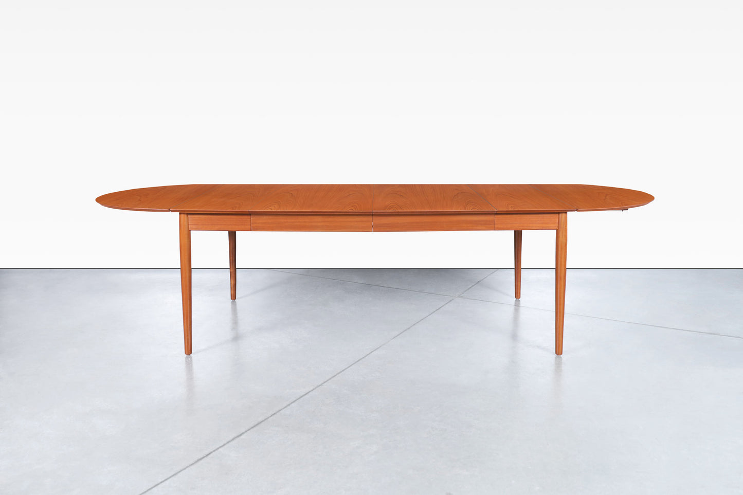 Danish Teak Drop-Leaf Expanding Dining Table by Arne Vodder for Sibast