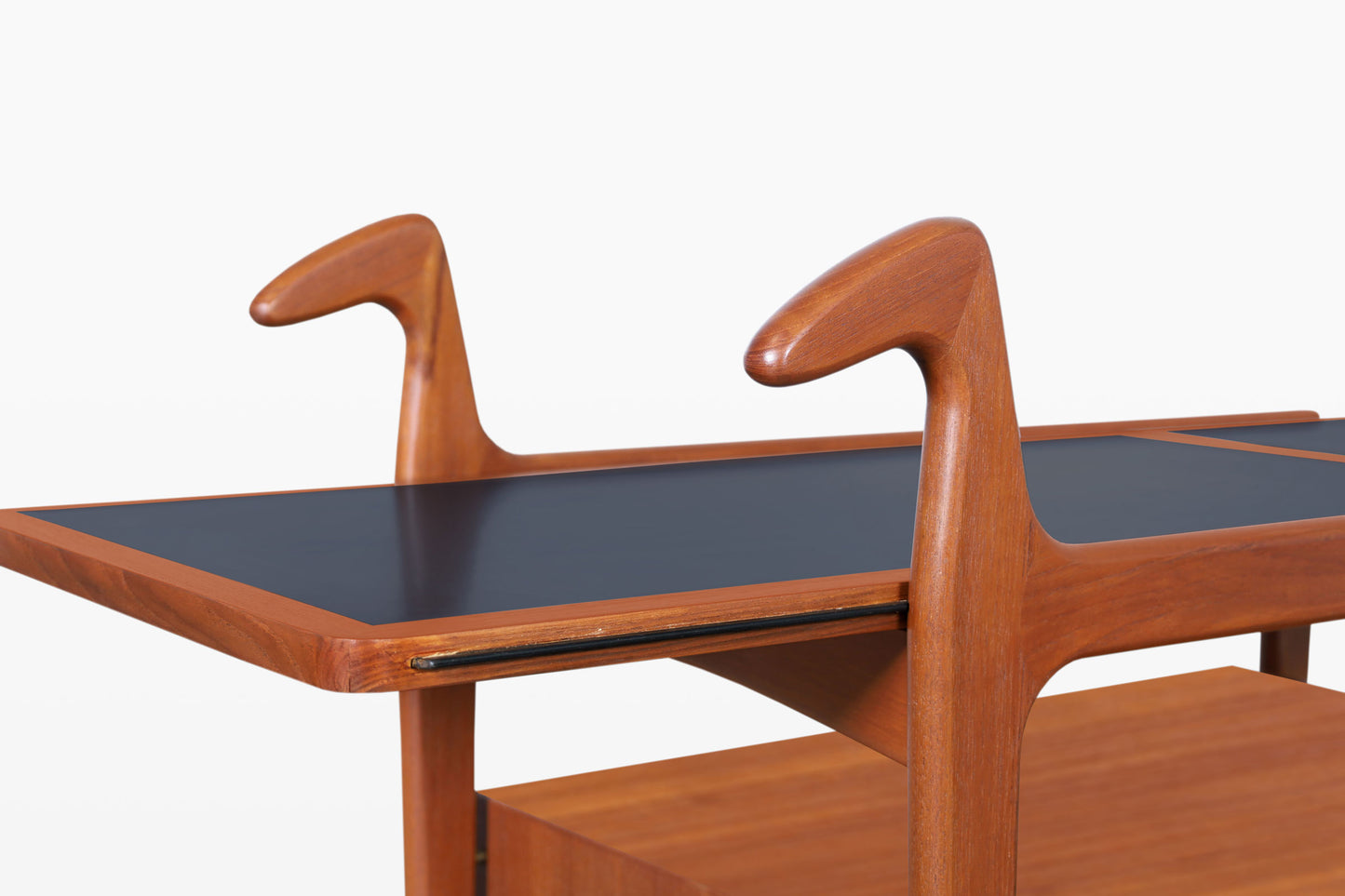 Danish Modern Teak Extendable Bart Cart by Falster Mobelfabrik
