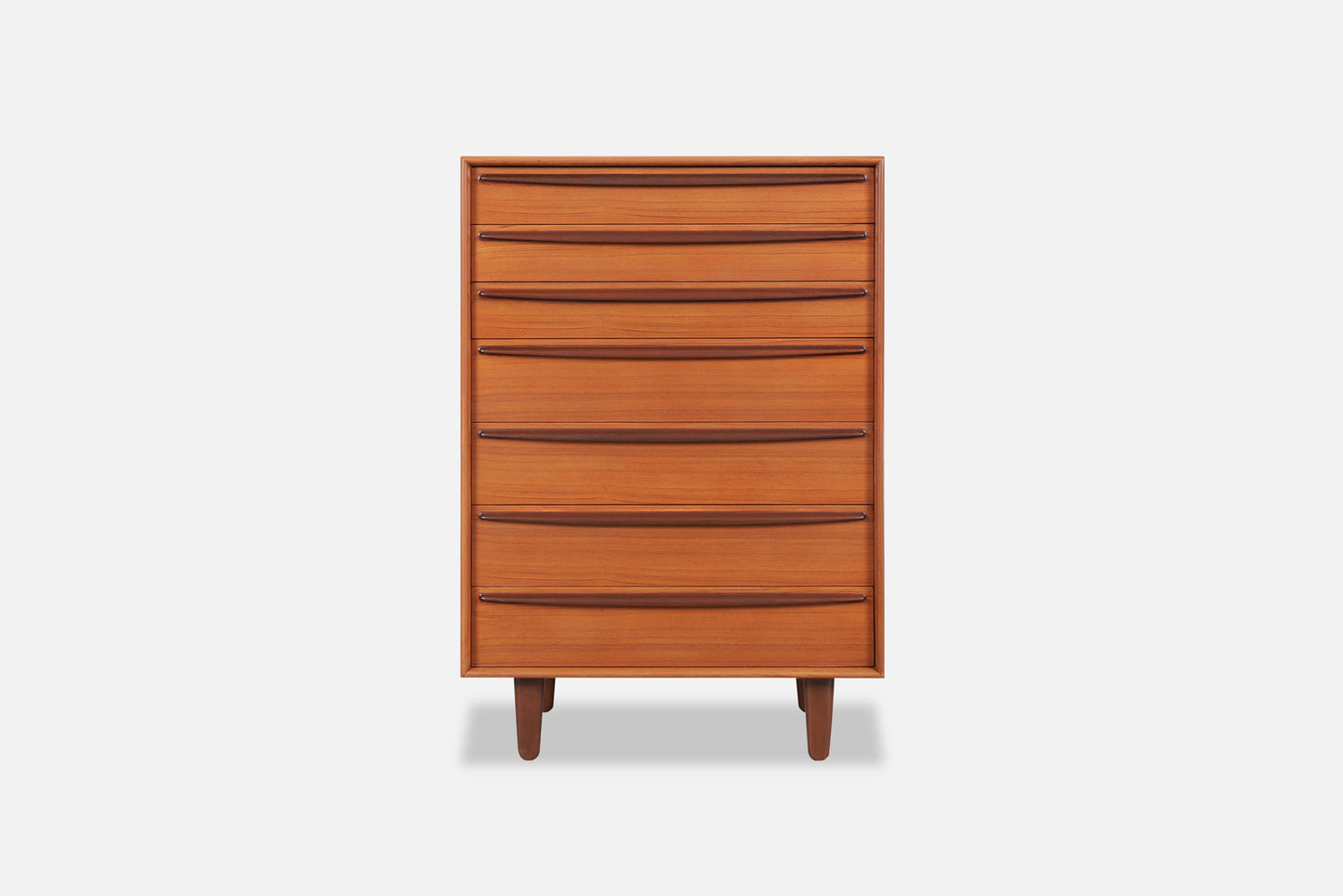 Danish Modern Teak Highboy by Svend A. Madsen for Falster