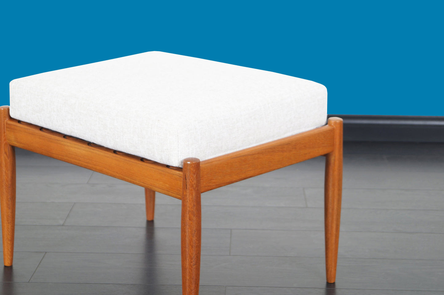 Danish Modern Teak Reclining Lounge Chair and Ottoman