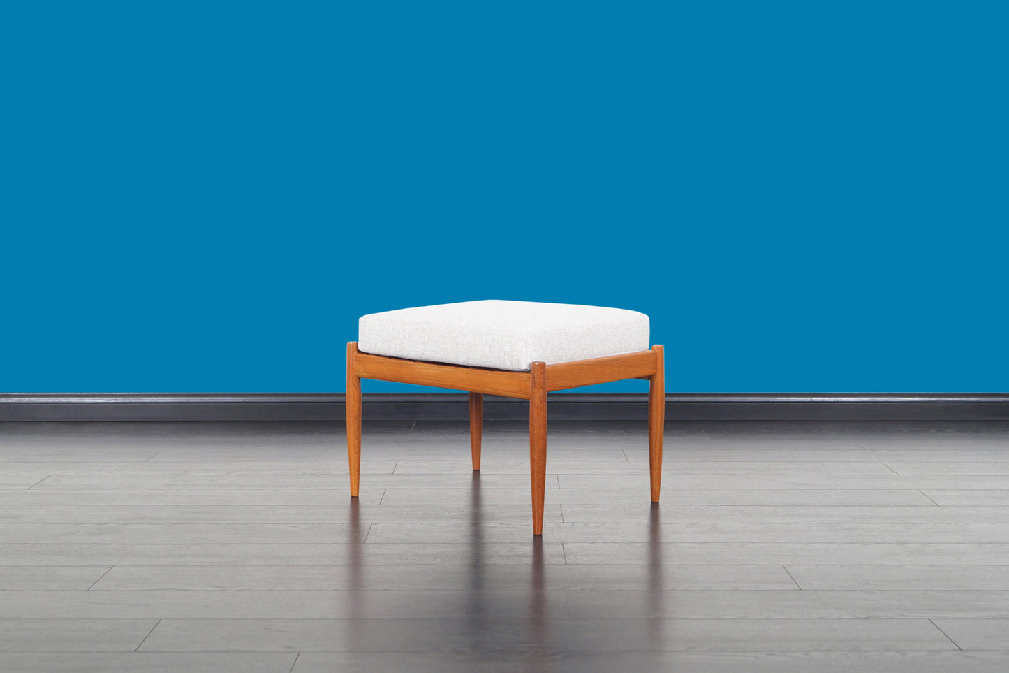 Danish Modern Teak Reclining Lounge Chair and Ottoman