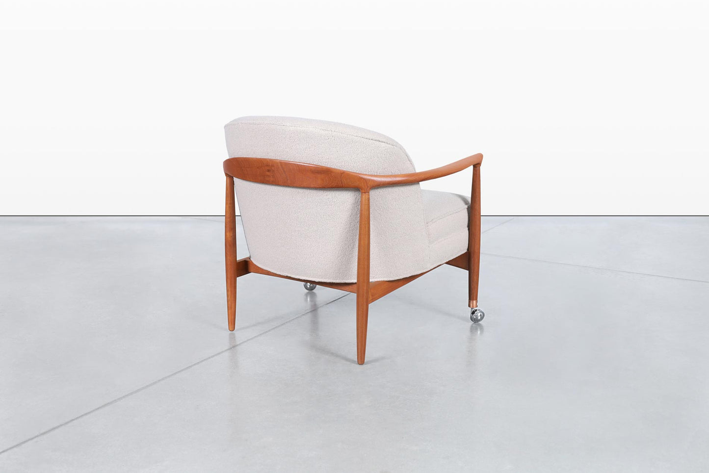 Danish Modern Teak “Barrel” Lounge Chairs by Finn Andersen for Selig