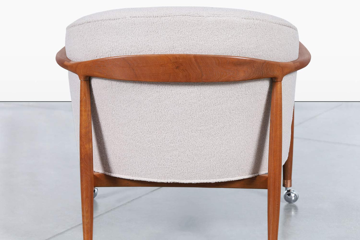 Danish Modern Teak “Barrel” Lounge Chairs by Finn Andersen for Selig