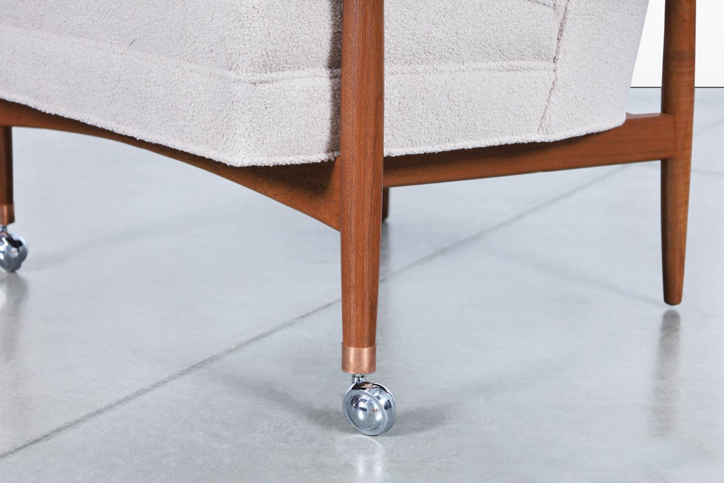 Danish Modern Teak “Barrel” Lounge Chairs by Finn Andersen for Selig