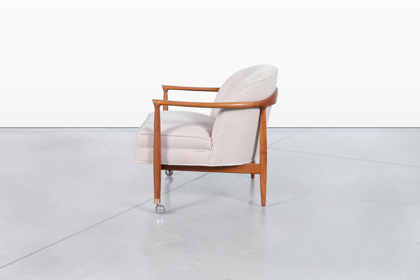 Danish Modern Teak “Barrel” Lounge Chairs by Finn Andersen for Selig