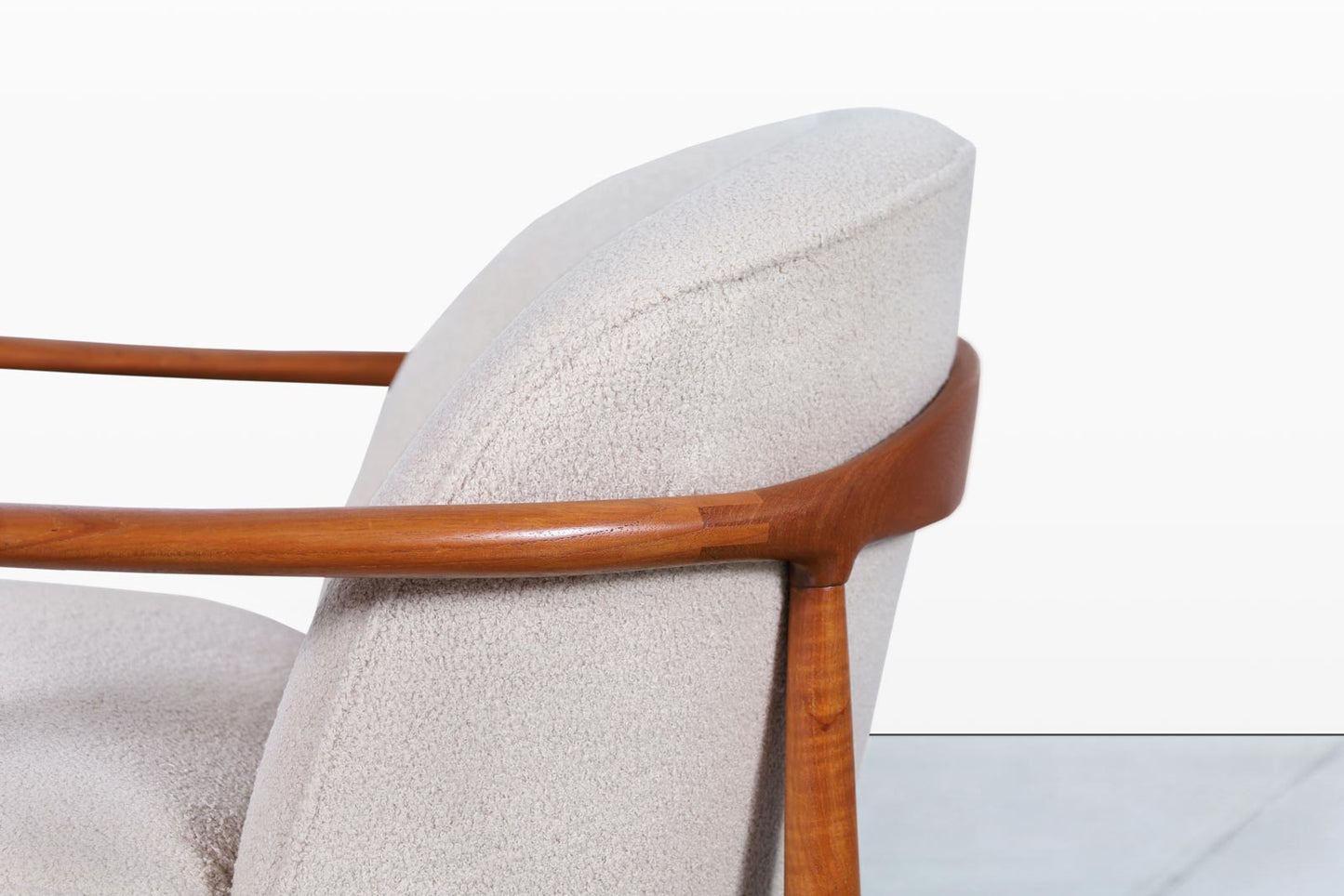 Danish Modern Teak “Barrel” Lounge Chairs by Finn Andersen for Selig