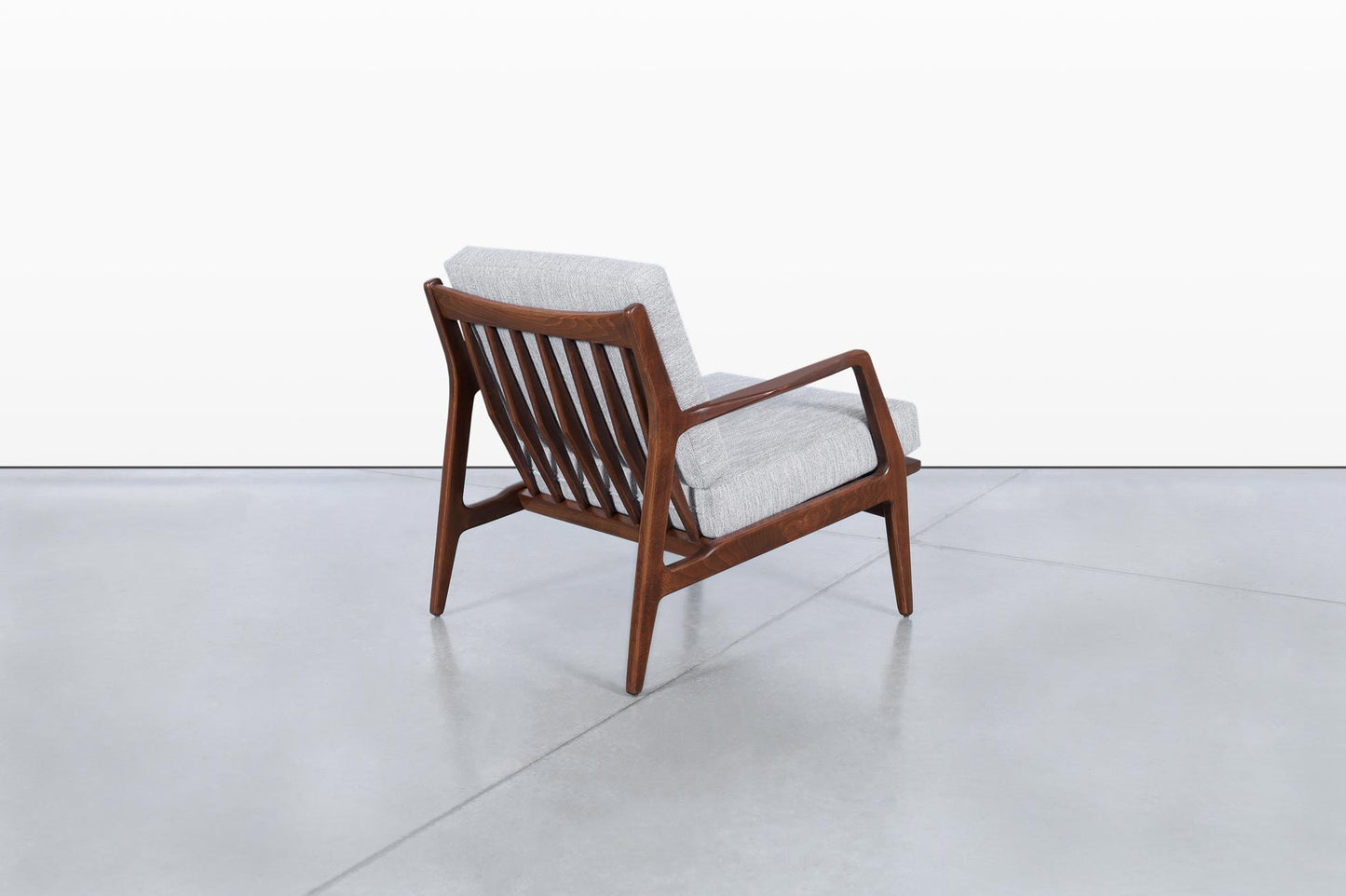 Danish Modern Walnut Lounge Chair by Ib Kofod Larsen