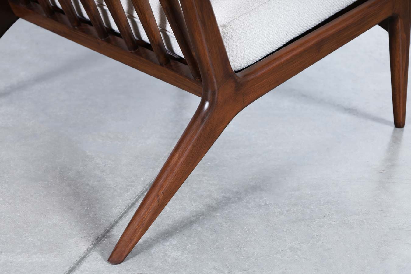 Danish Modern Walnut Lounge Chair by Ib Kofod Larsen for Selig