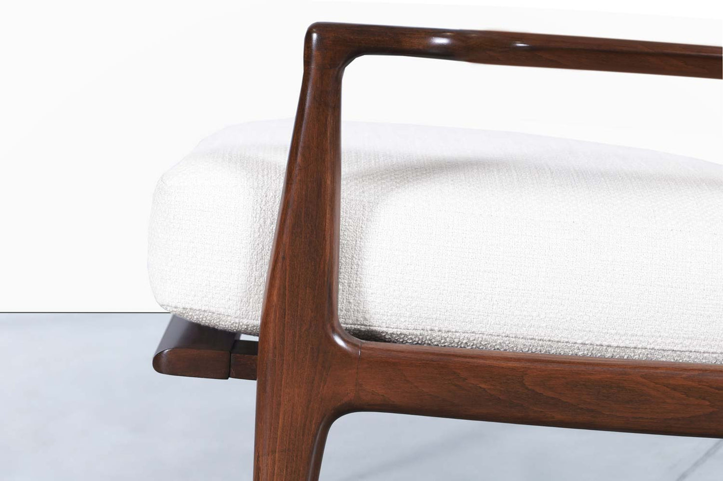 Danish Modern Walnut Lounge Chair by Ib Kofod Larsen for Selig