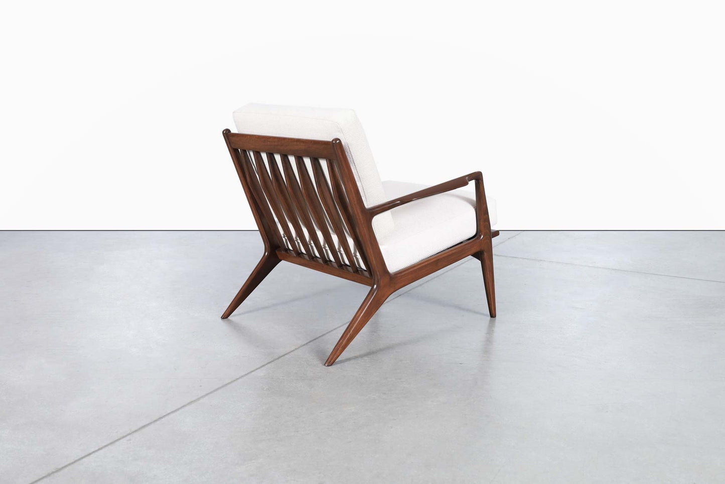 Danish Modern Walnut Lounge Chair by Ib Kofod Larsen for Selig