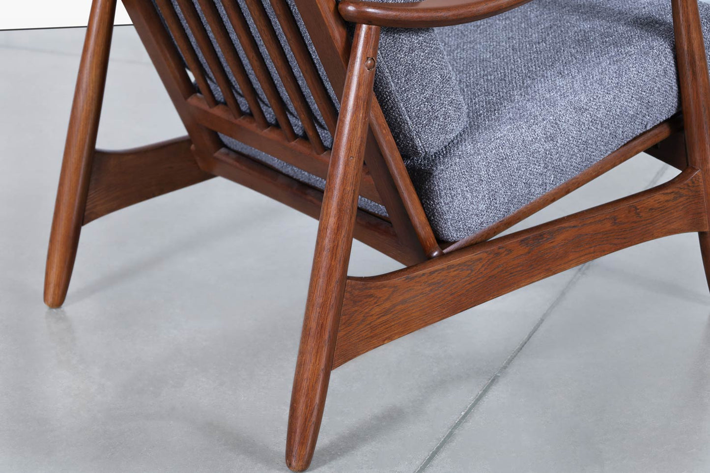 Danish Modern Walnut Lounge Chair by Torben Strandgaard
