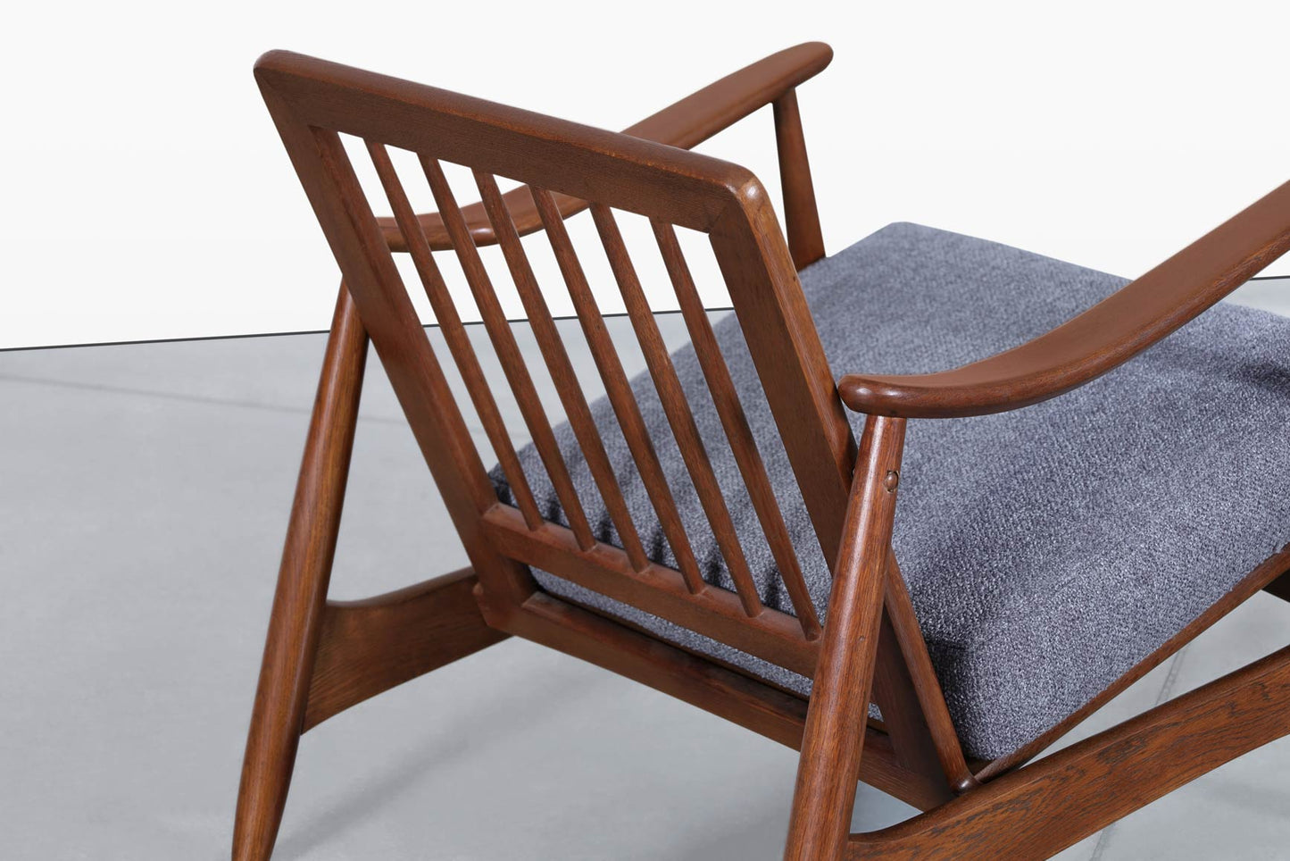 Danish Modern Walnut Lounge Chair by Torben Strandgaard