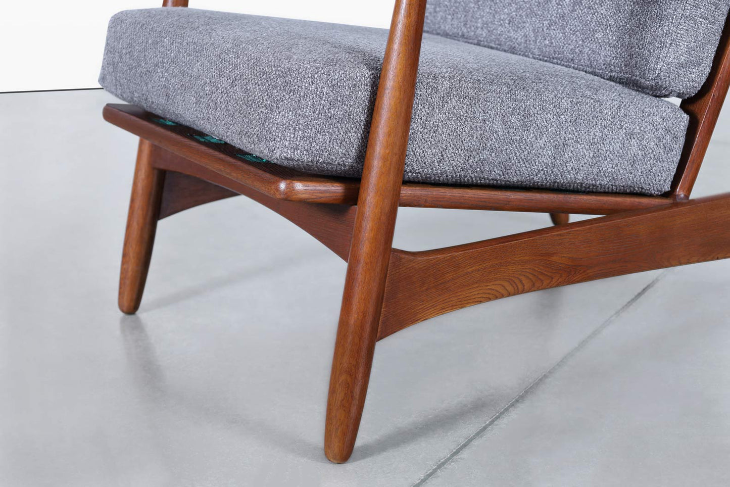 Danish Modern Walnut Lounge Chair by Torben Strandgaard