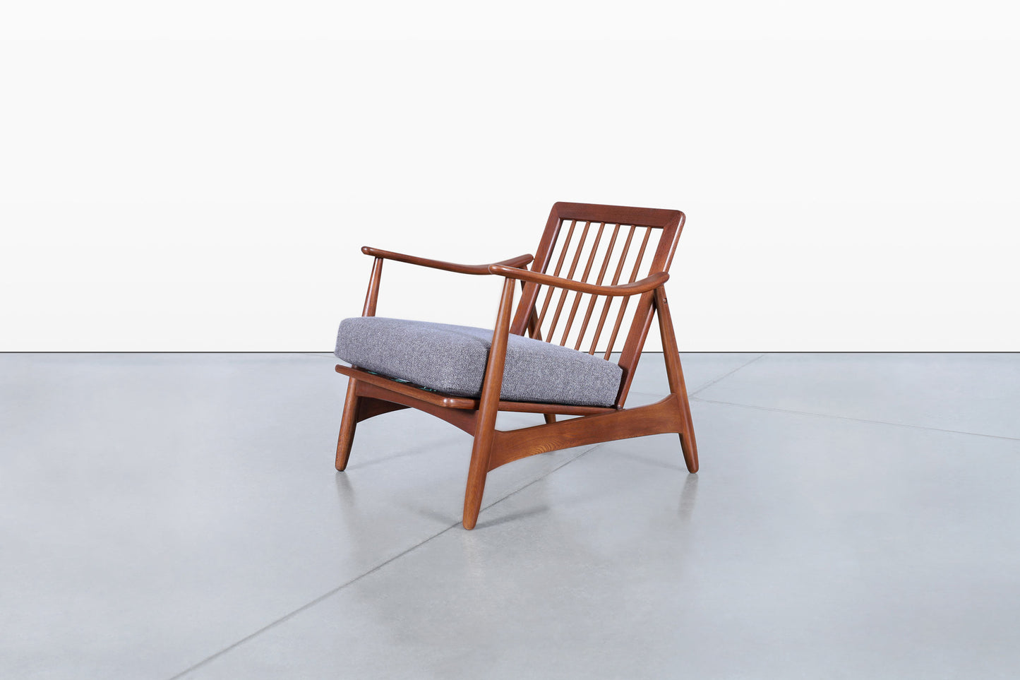 Danish Modern Walnut Lounge Chair by Torben Strandgaard