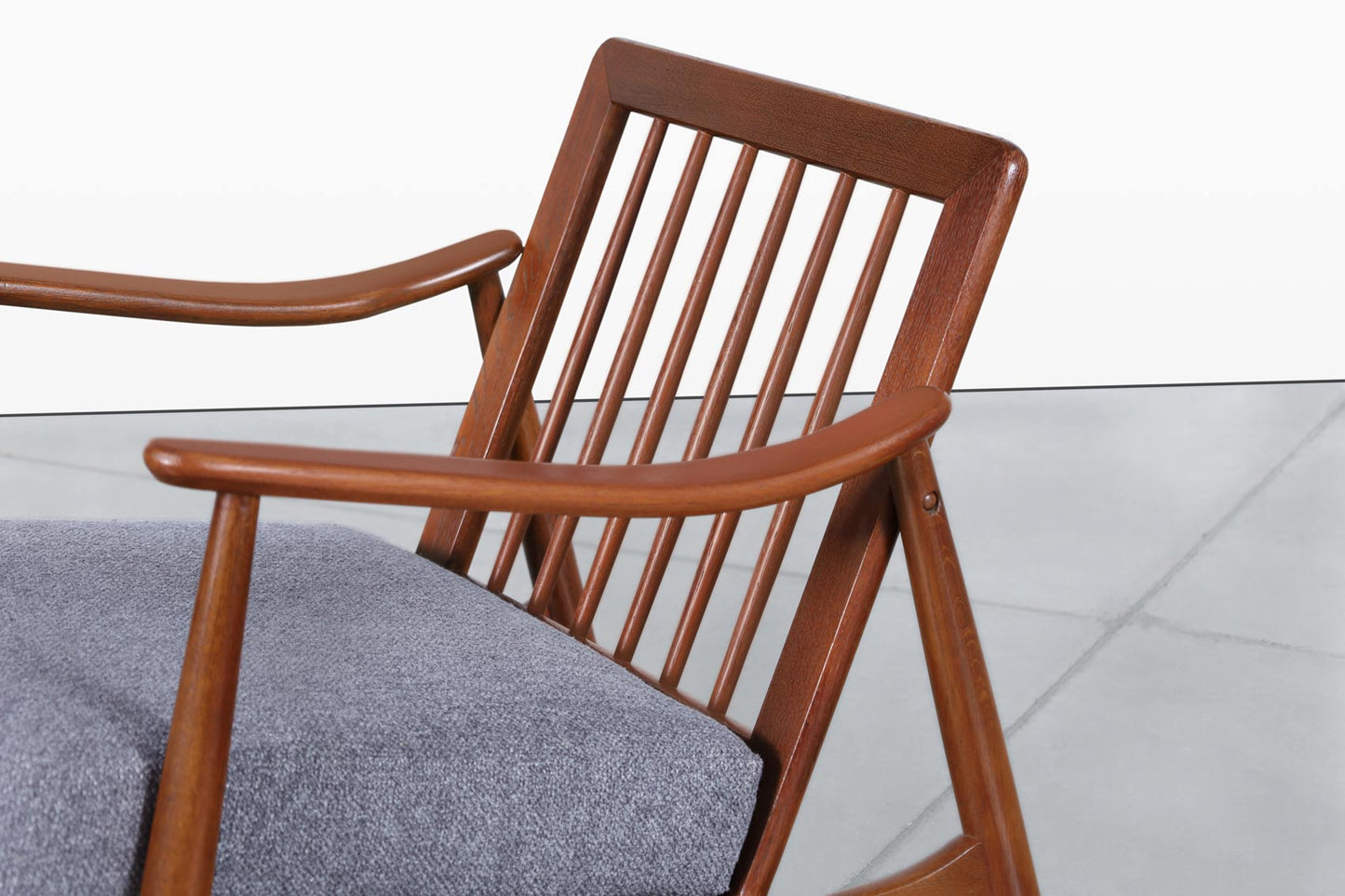 Danish Modern Walnut Lounge Chair by Torben Strandgaard