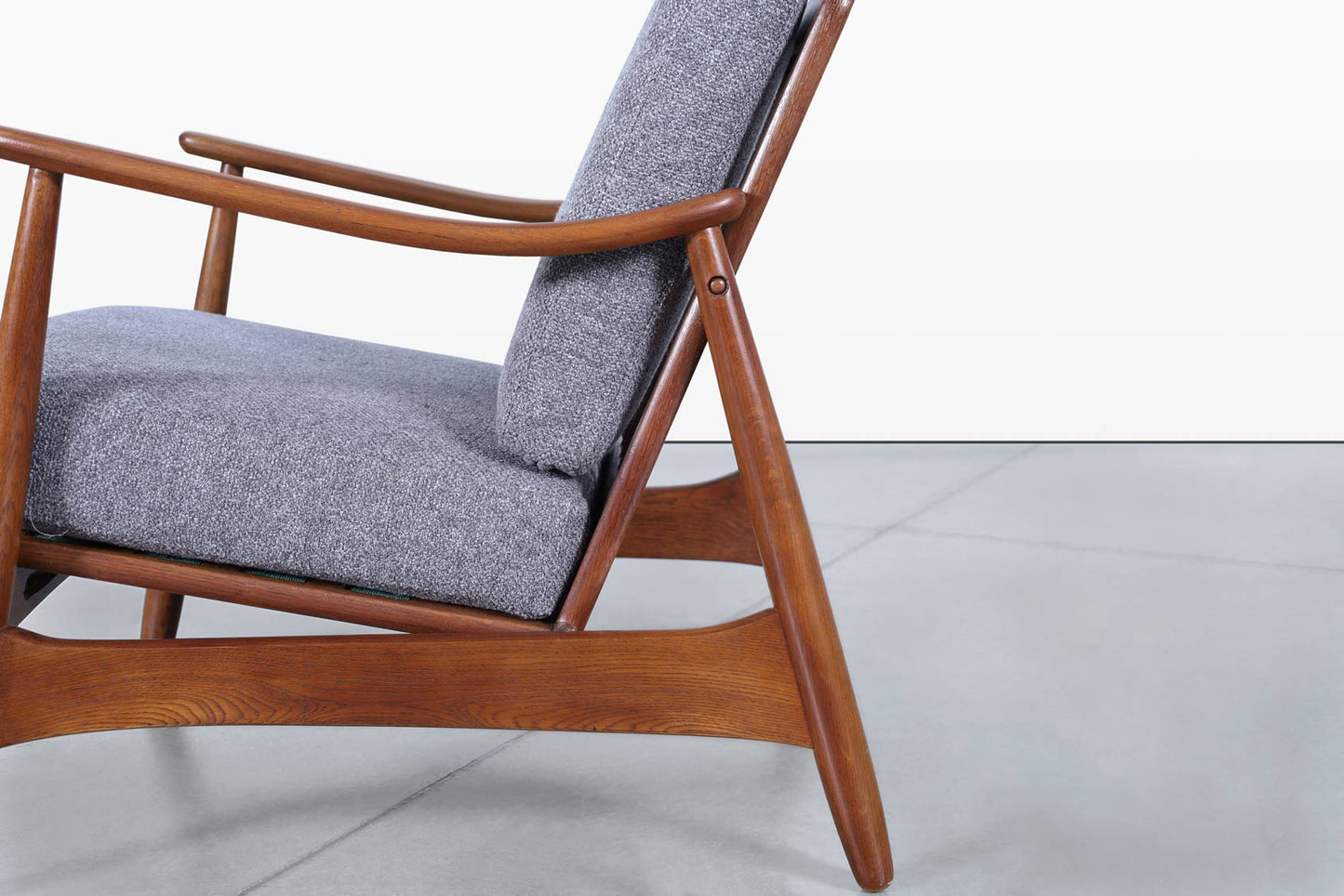 Danish Modern Walnut Lounge Chair by Torben Strandgaard
