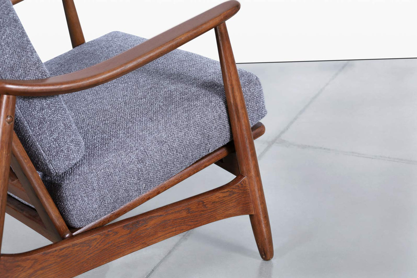 Danish Modern Walnut Lounge Chair by Torben Strandgaard