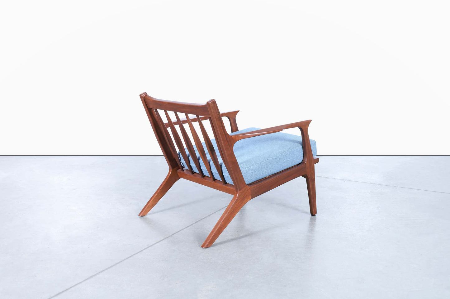 Danish Modern Walnut Lounge Chairs