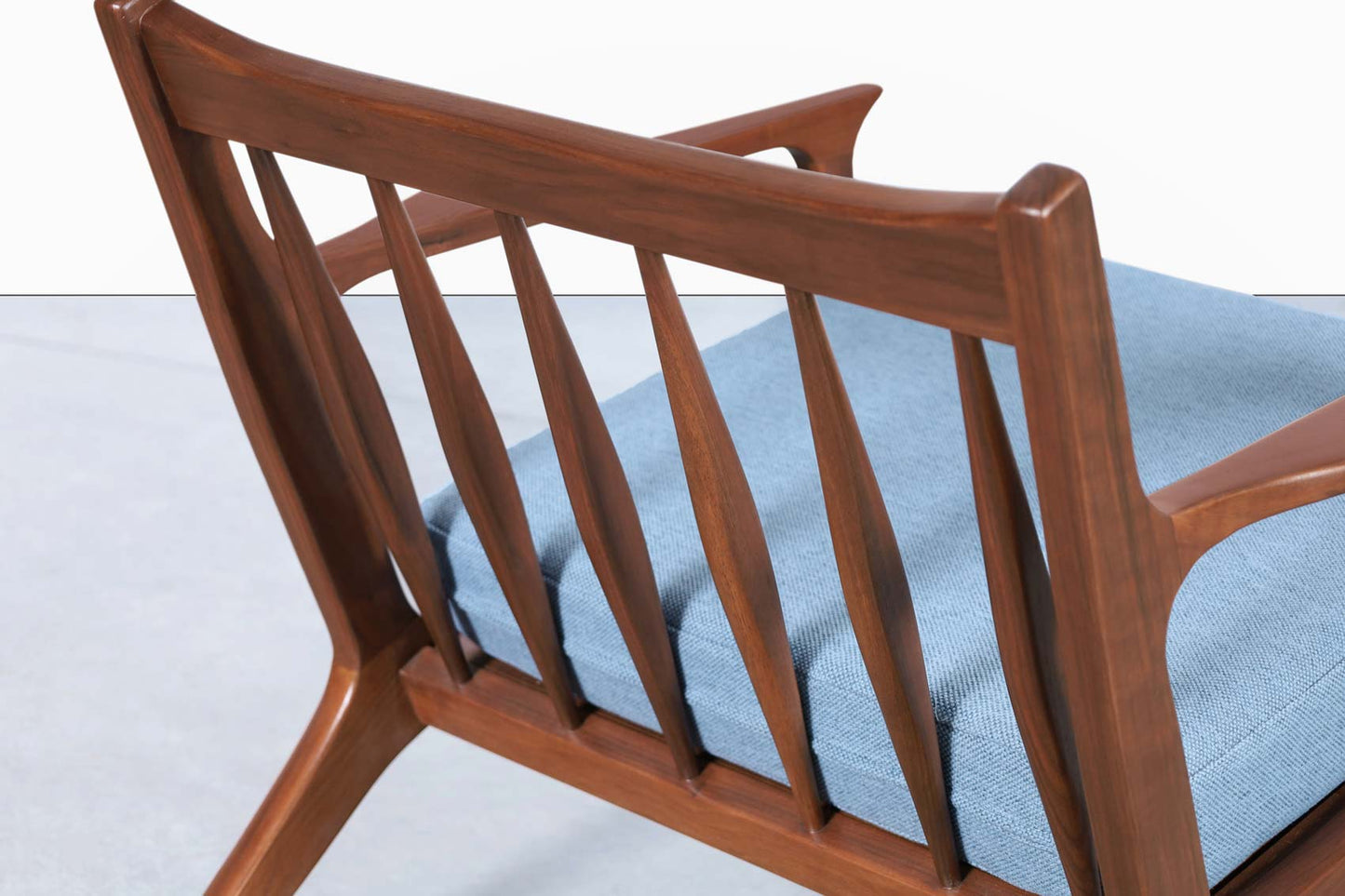 Danish Modern Walnut Lounge Chairs