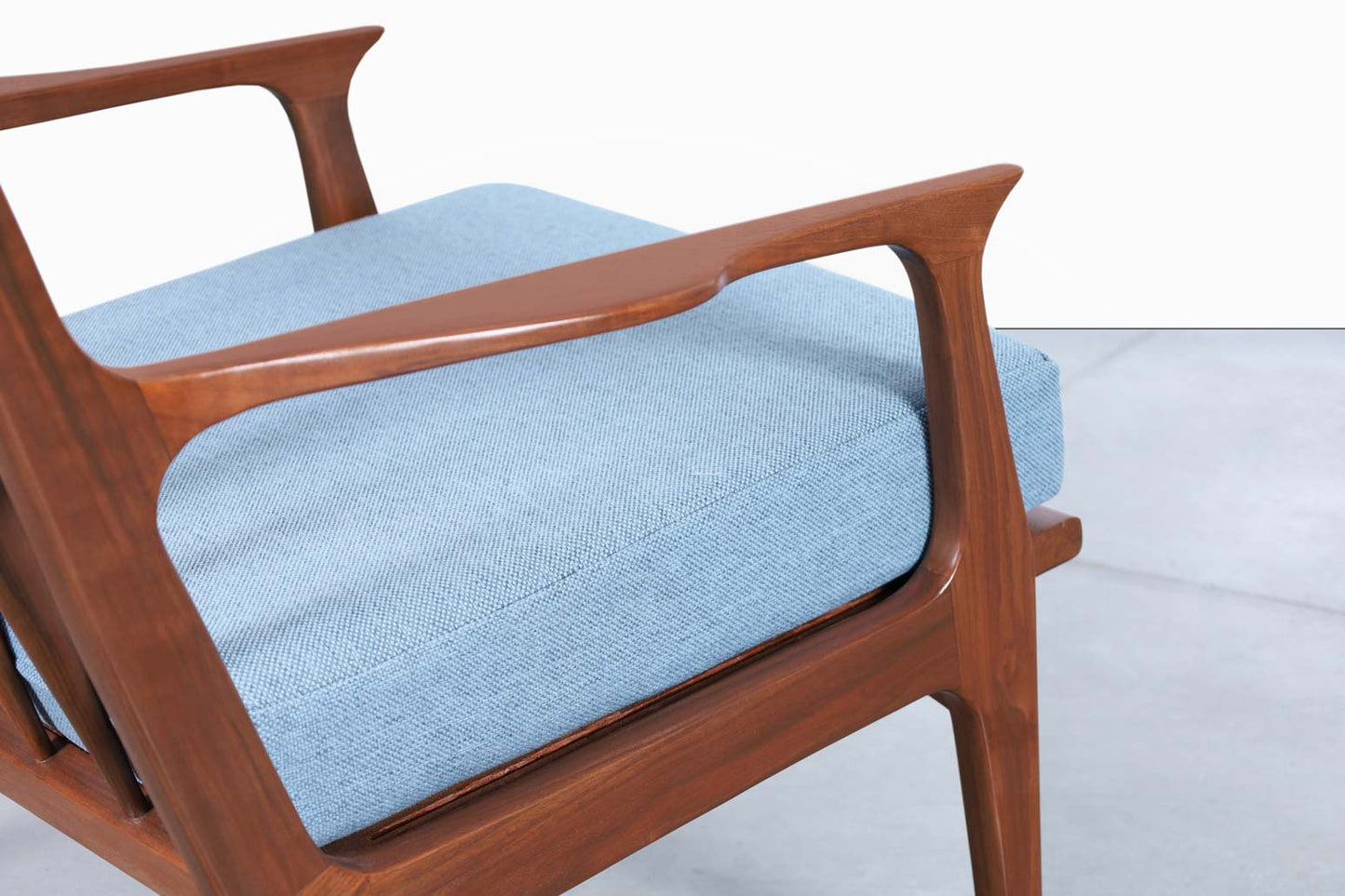 Danish Modern Walnut Lounge Chairs