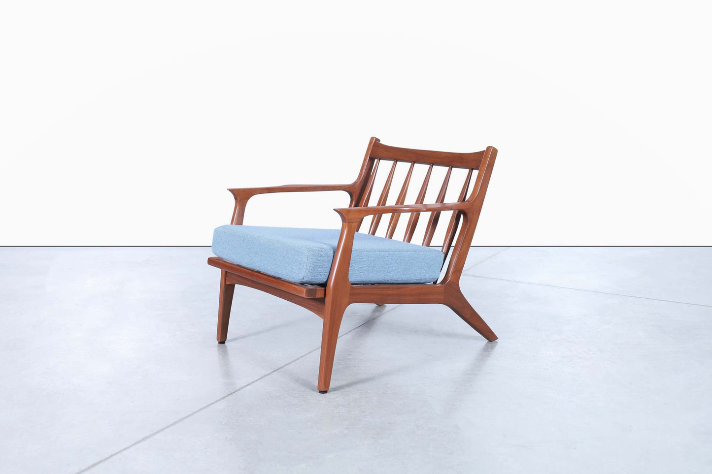 Danish Modern Walnut Lounge Chairs