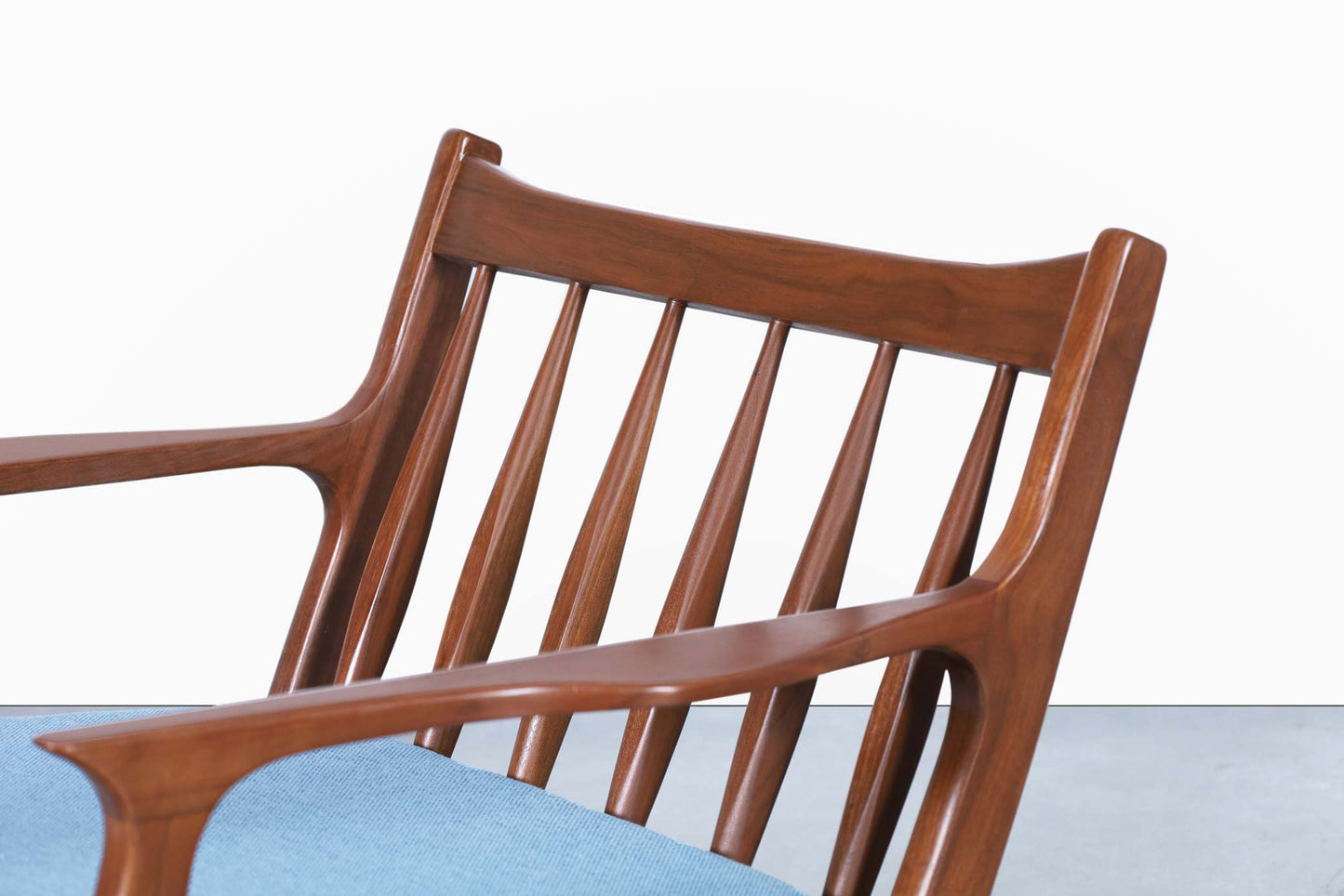 Danish Modern Walnut Lounge Chairs