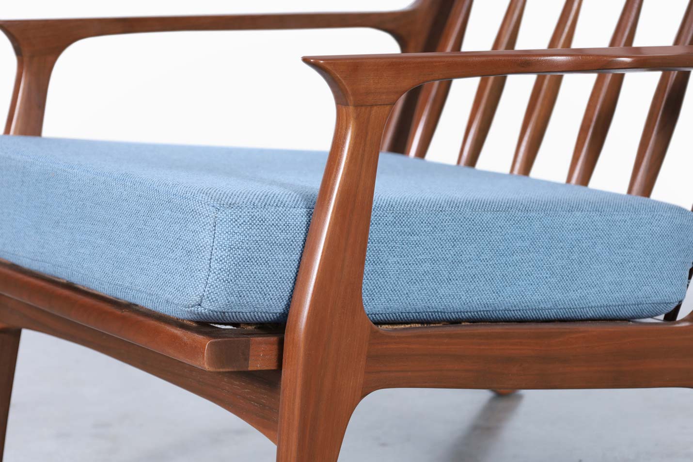Danish Modern Walnut Lounge Chairs