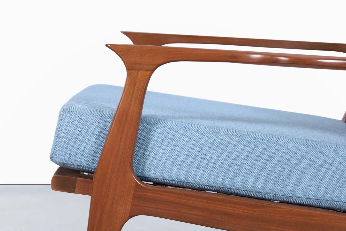 Danish Modern Walnut Lounge Chairs