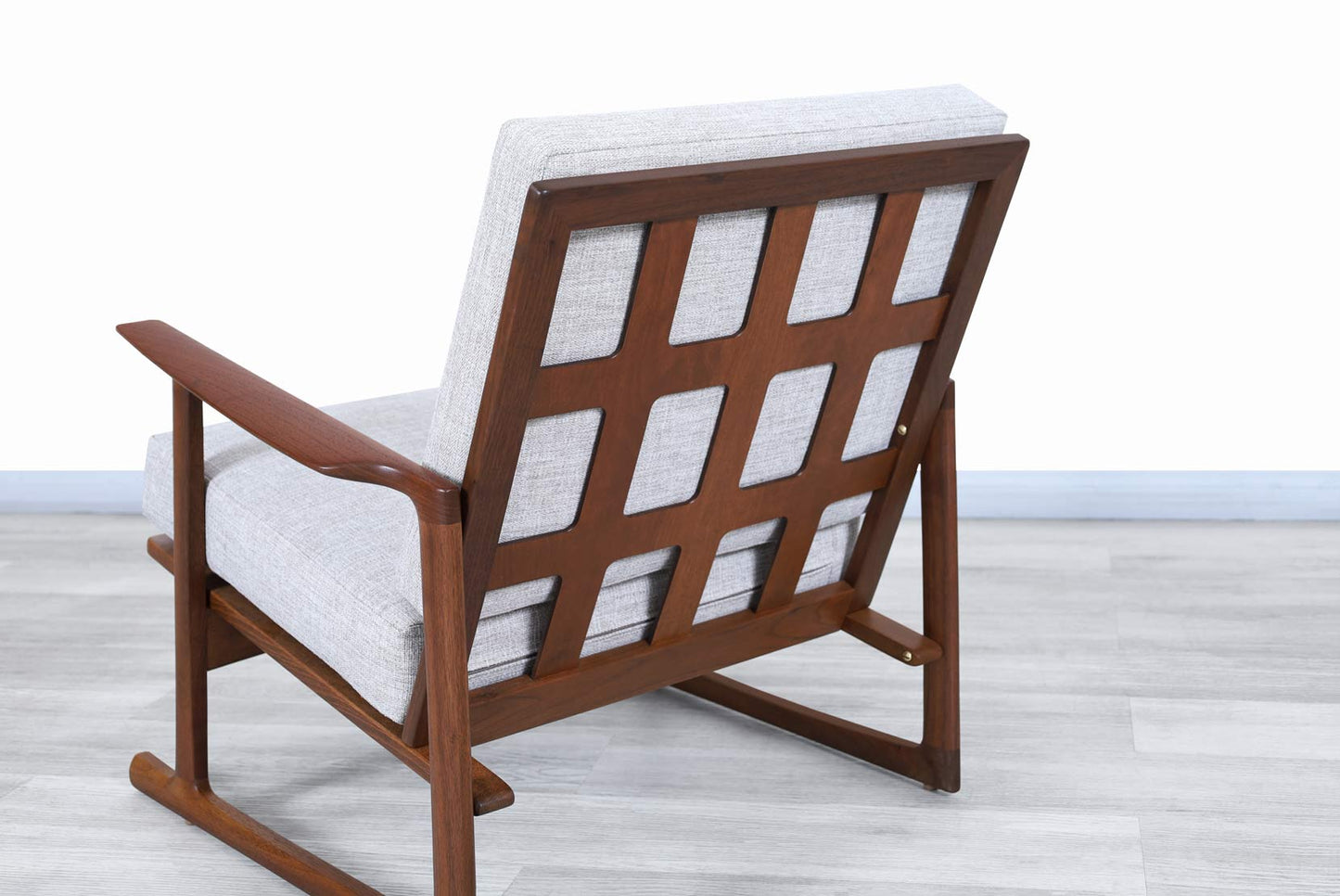 Danish Modern Walnut Lounge Chairs by Ib Kofod Larsen for Selig
