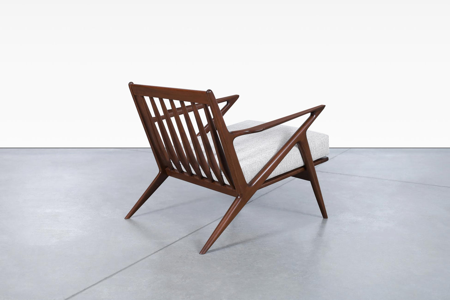 Danish Modern Walnut "Z" Lounge Chairs by Poul Jensen for Selig
