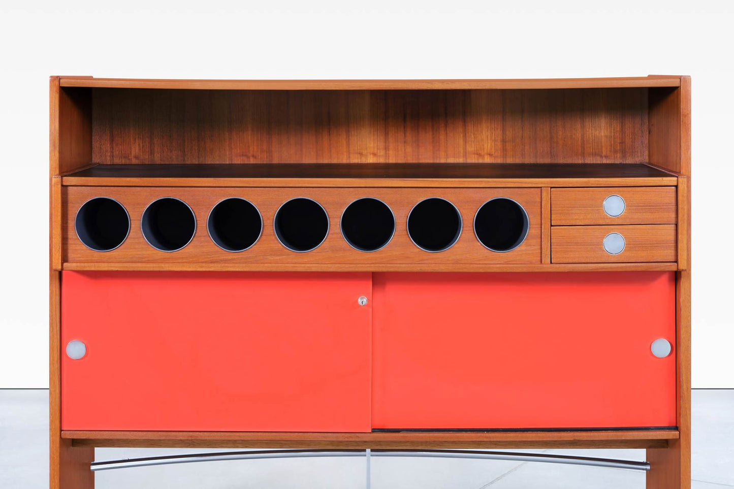 Danish Teak "Boomerang" Dry Bar by Erik Buch for Dyrlund