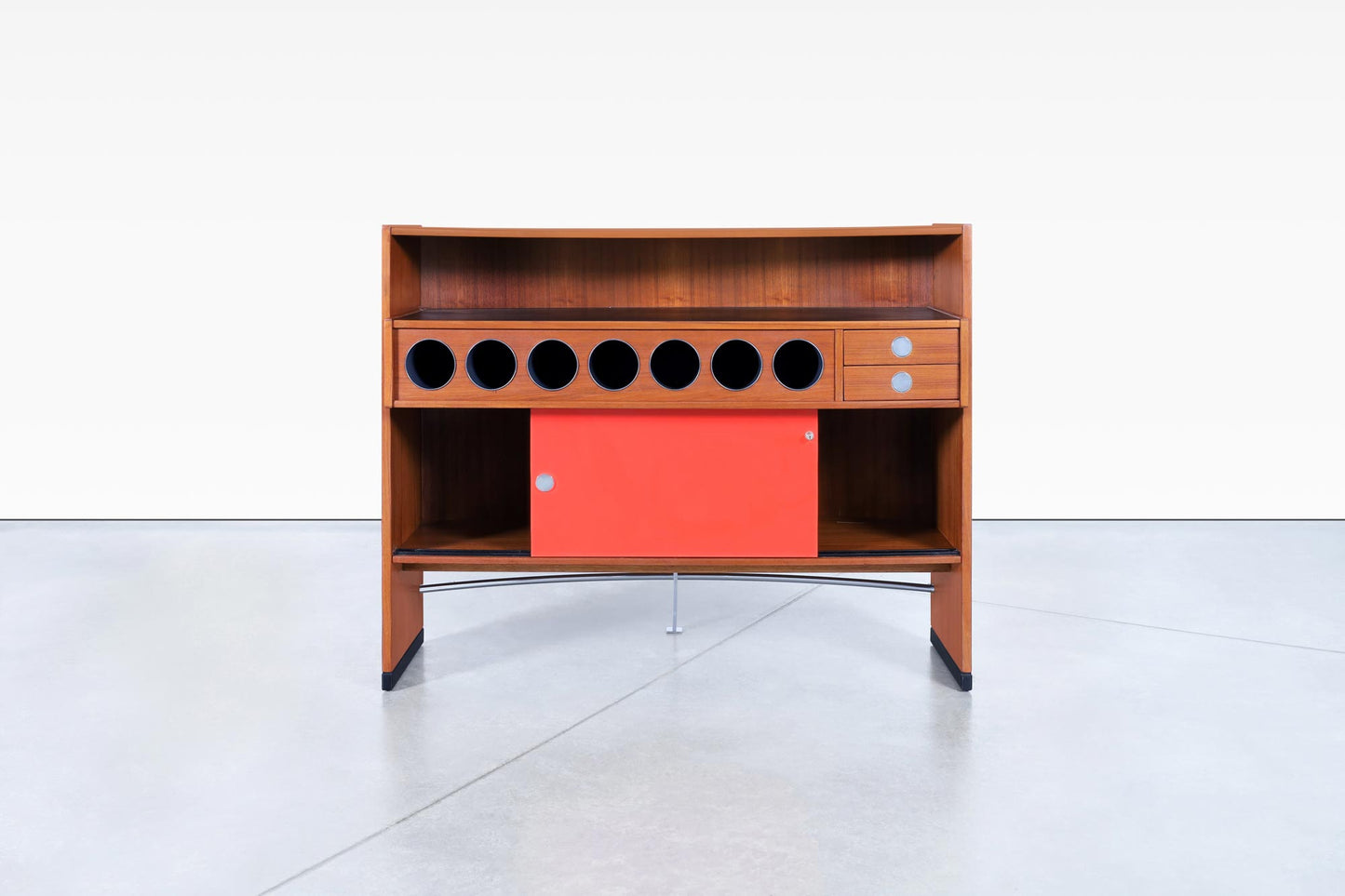Danish Teak "Boomerang" Dry Bar by Erik Buch for Dyrlund