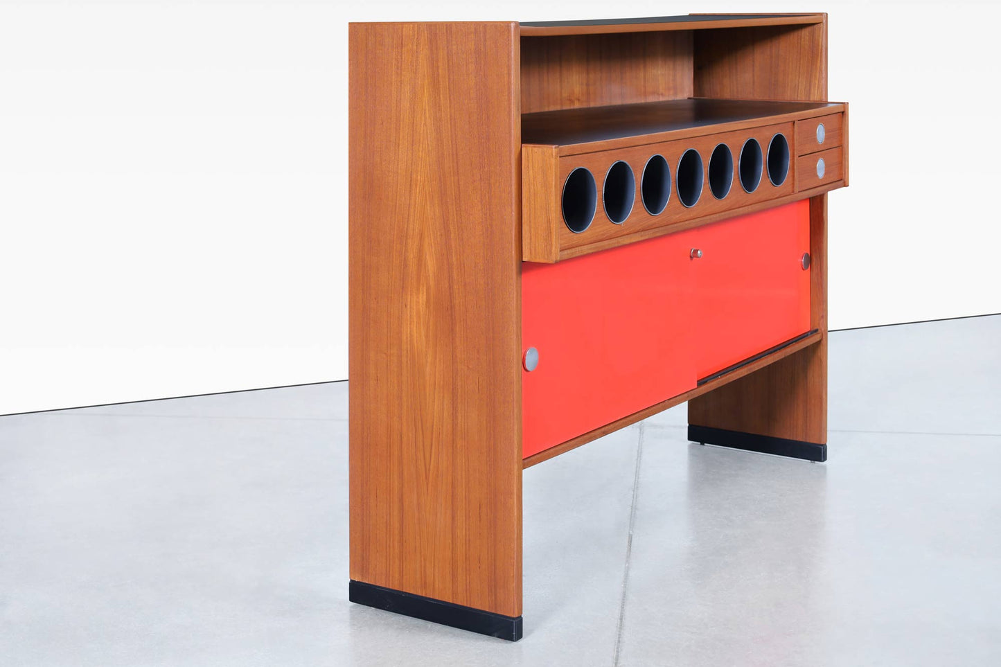 Danish Teak "Boomerang" Dry Bar by Erik Buch for Dyrlund