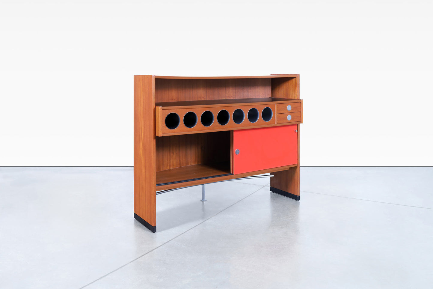 Danish Teak "Boomerang" Dry Bar by Erik Buch for Dyrlund