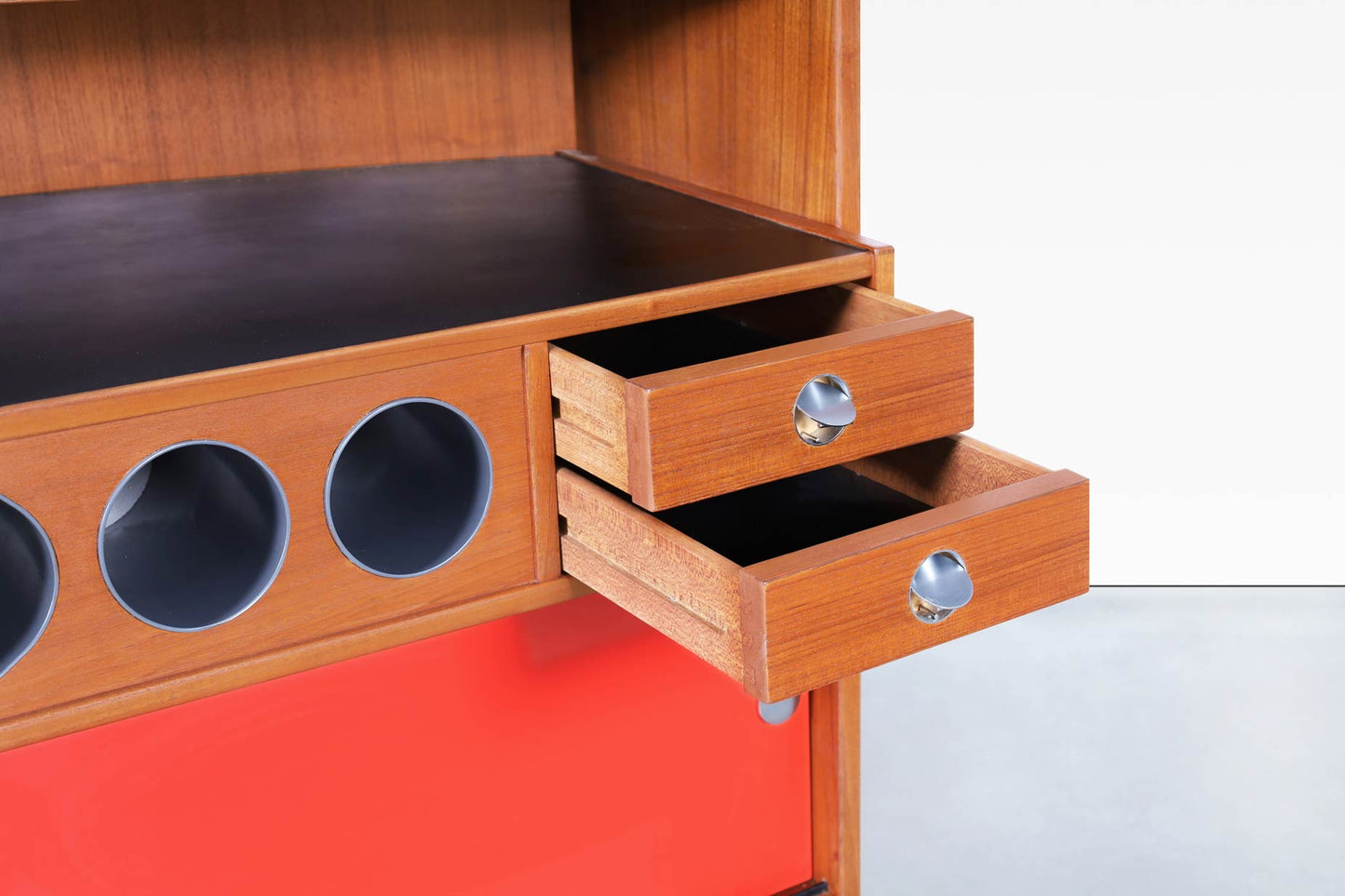 Danish Teak "Boomerang" Dry Bar by Erik Buch for Dyrlund