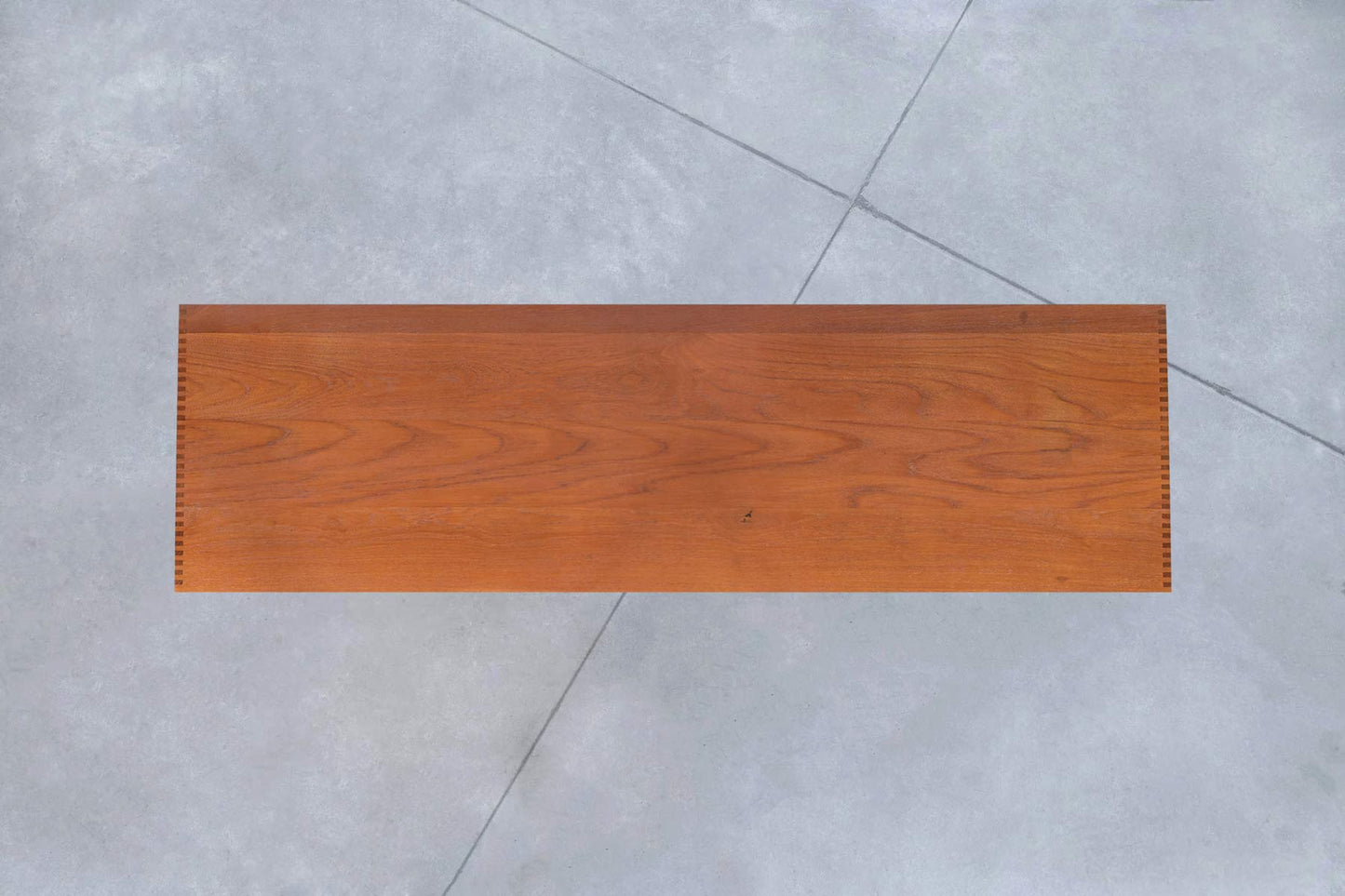 Danish Teak Tambour Door Credenza by Peter Hvidt and Orla Mølgaard-Nielsen