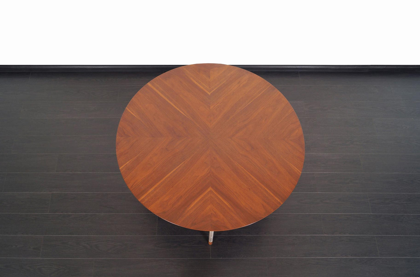 Mid-Century Walnut and Brushed Steel Table by Jack Cartwright