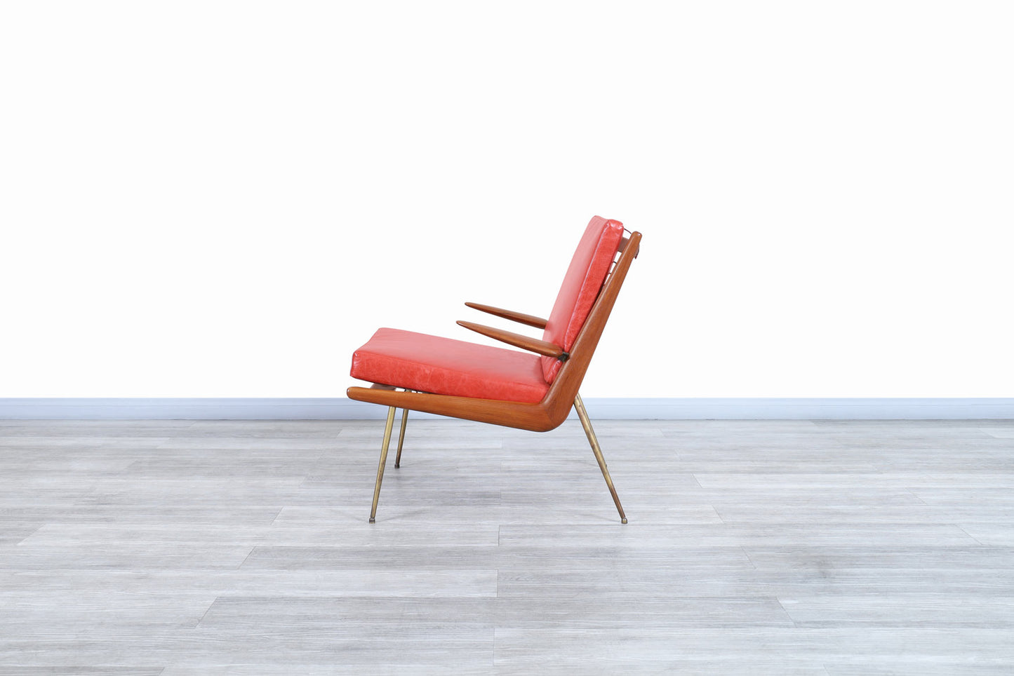 Mid-Century Boomerang Chair by Peter Hvidt and Orla Molgaard-Nielsen