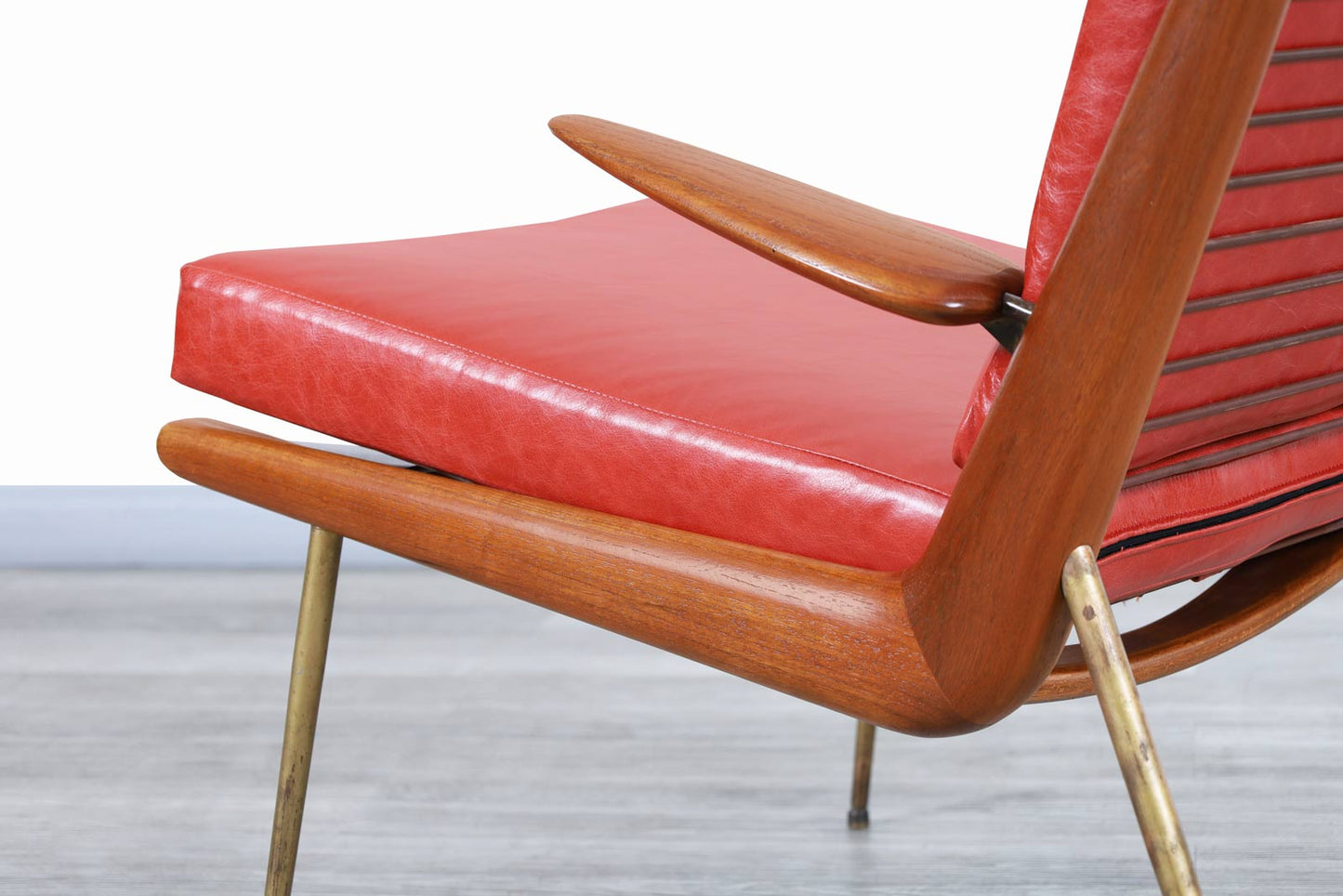 Danish Modern Boomerang Chair by Peter Hvidt and Orla Molgaard-Nielsen