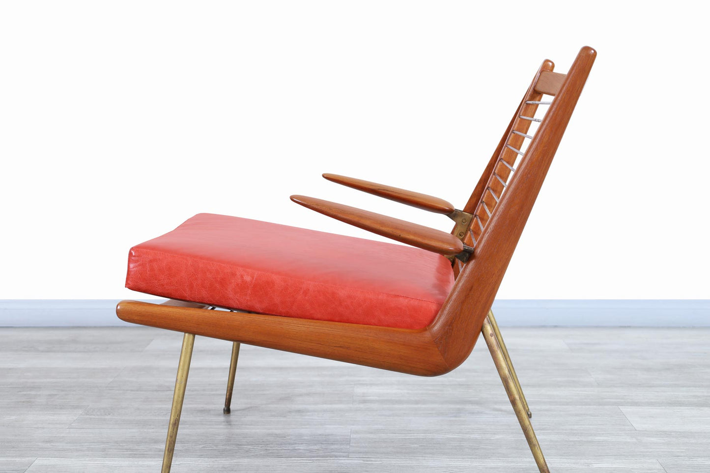 Danish Modern Boomerang Chair by Peter Hvidt and Orla Molgaard-Nielsen