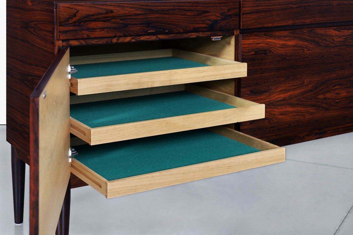 Danish Modern Brazilian Rosewood Credenza by Ib Kofod Larsen