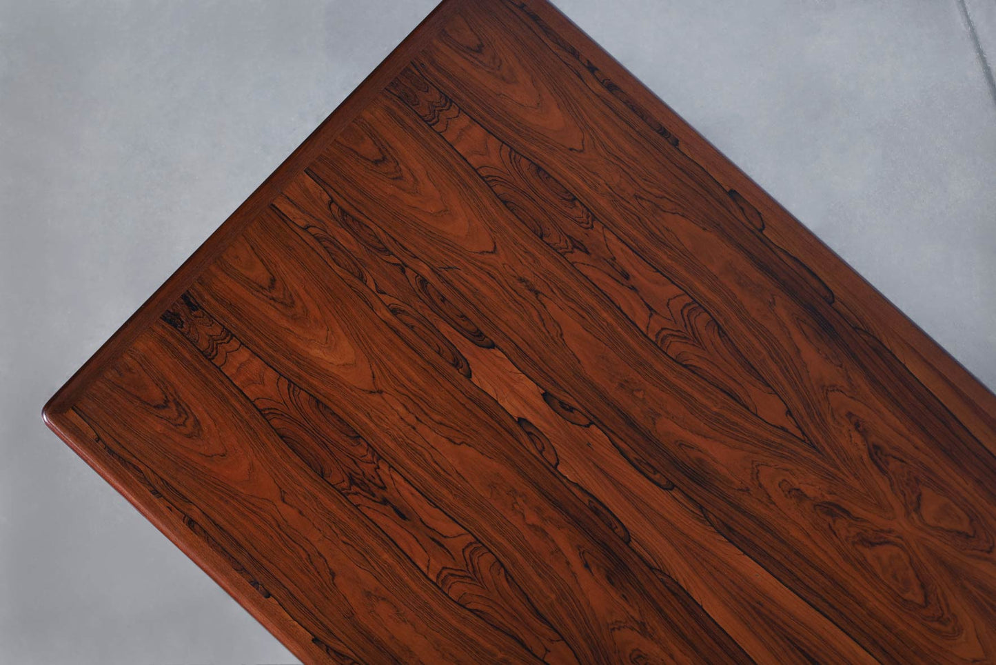 Danish Modern Floating Top Rosewood Desk Modern 75 by Gunni Omann