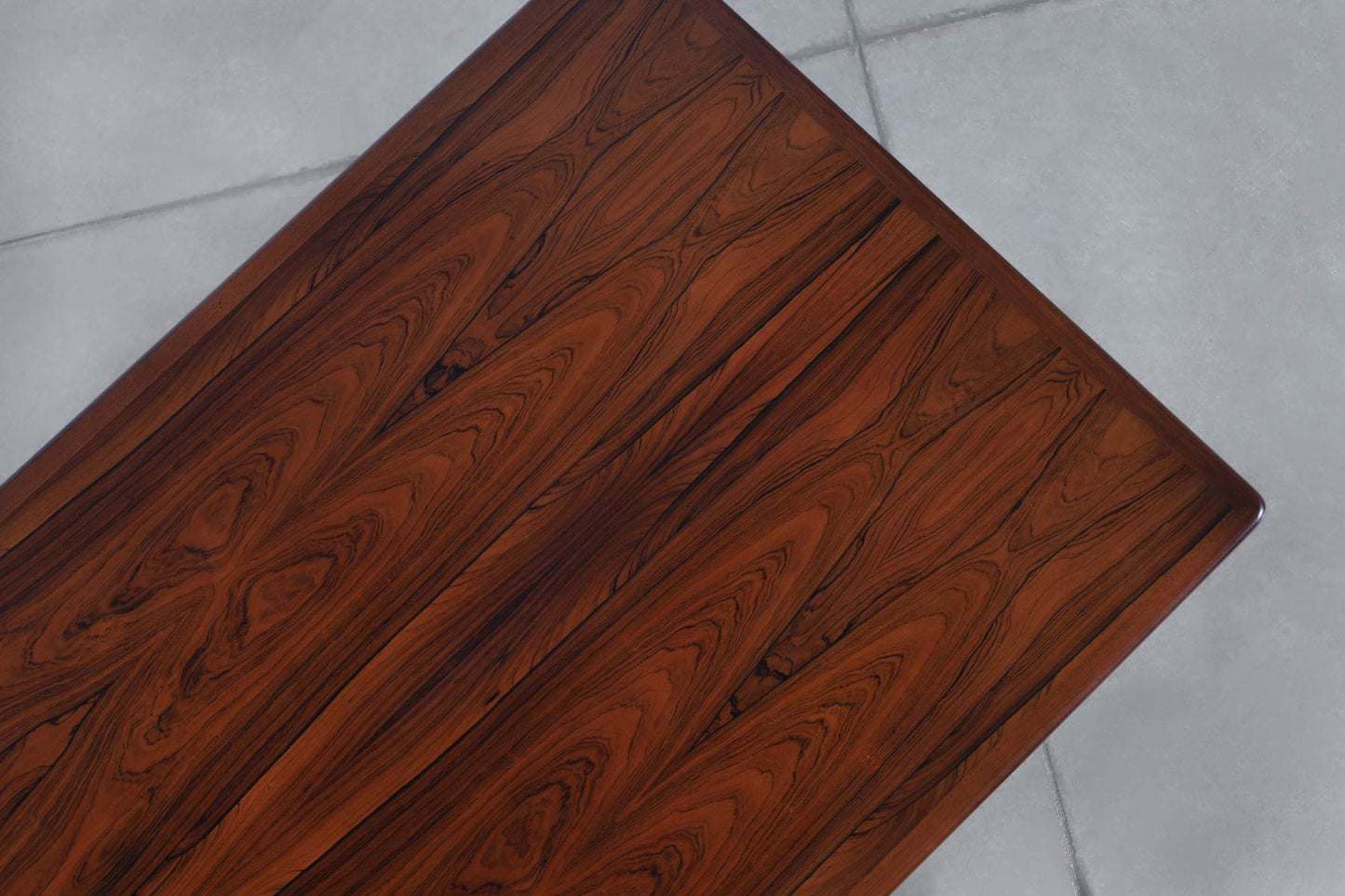 Danish Modern Floating Top Rosewood Desk Modern 75 by Gunni Omann