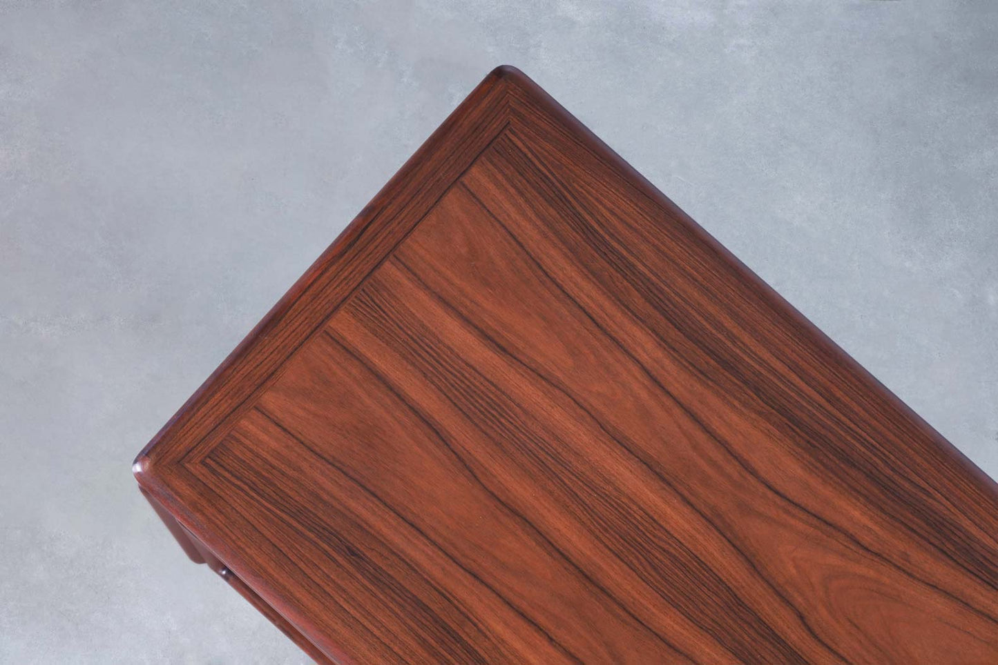 Danish Modern Rosewood Tambour Door Credenza by Dyrlund