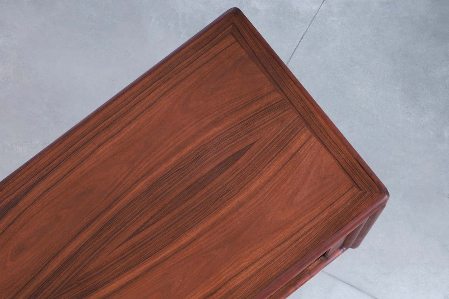 Danish Modern Rosewood Tambour Door Credenza by Dyrlund