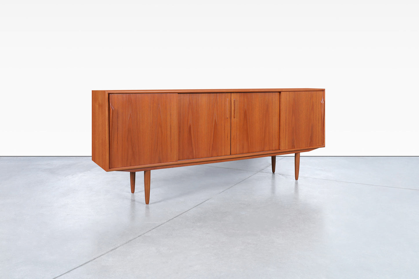 Danish Modern Teak Credenza by Axel Christensen for ACO Møbler